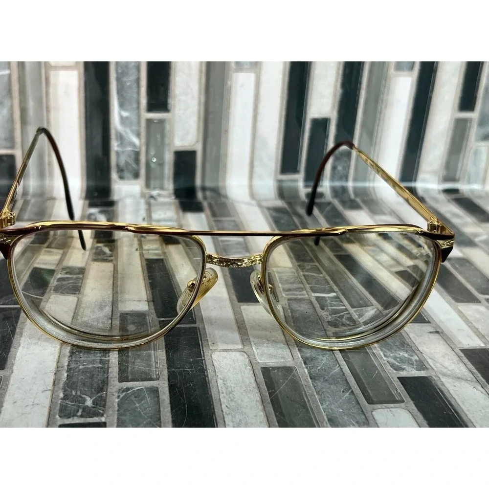 Essence 465 Gold Glasses 155 Frame Made in italy